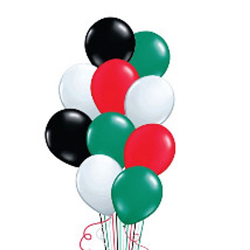 National Day Latex Balloons 10 Pcs