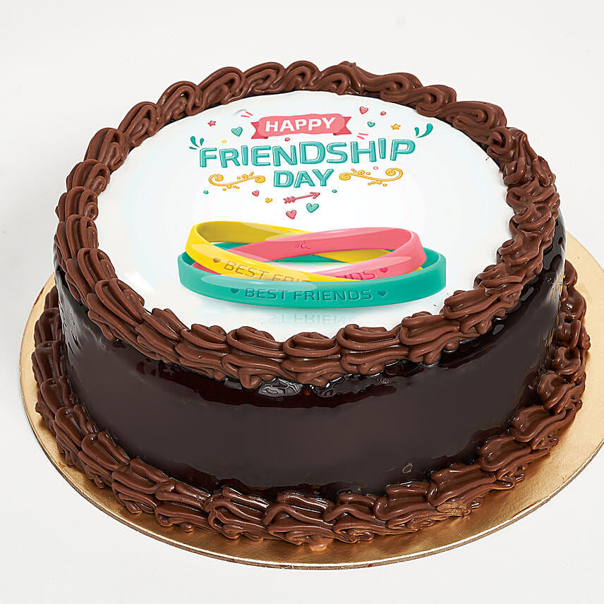 Friendship Day Wishes Cake