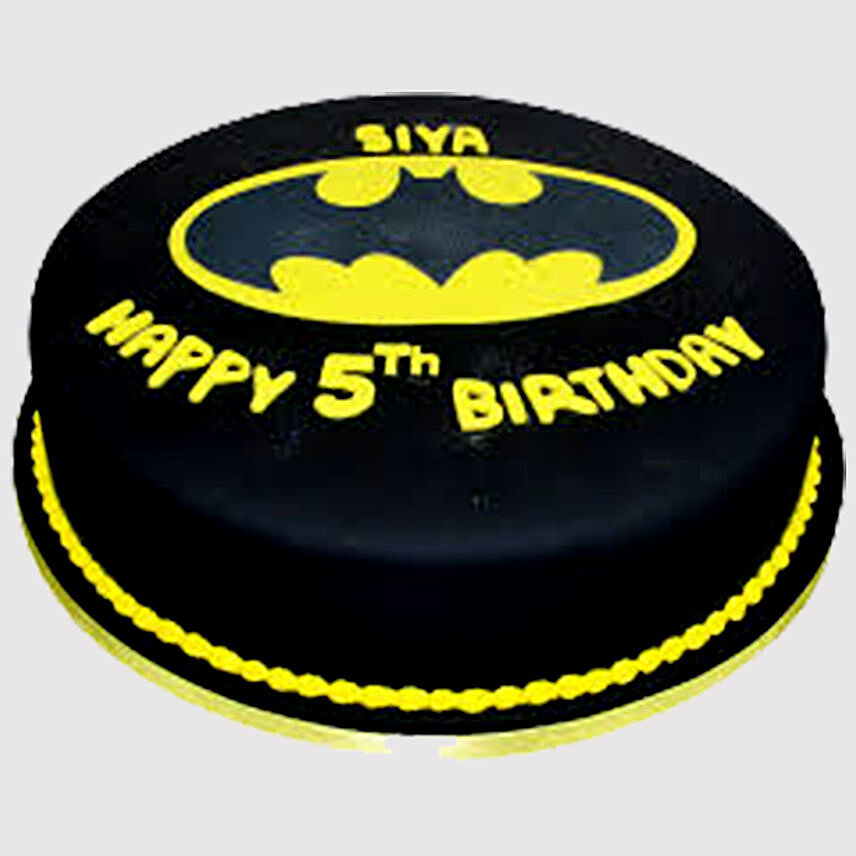 Batman Birthday Red Velvet Cake