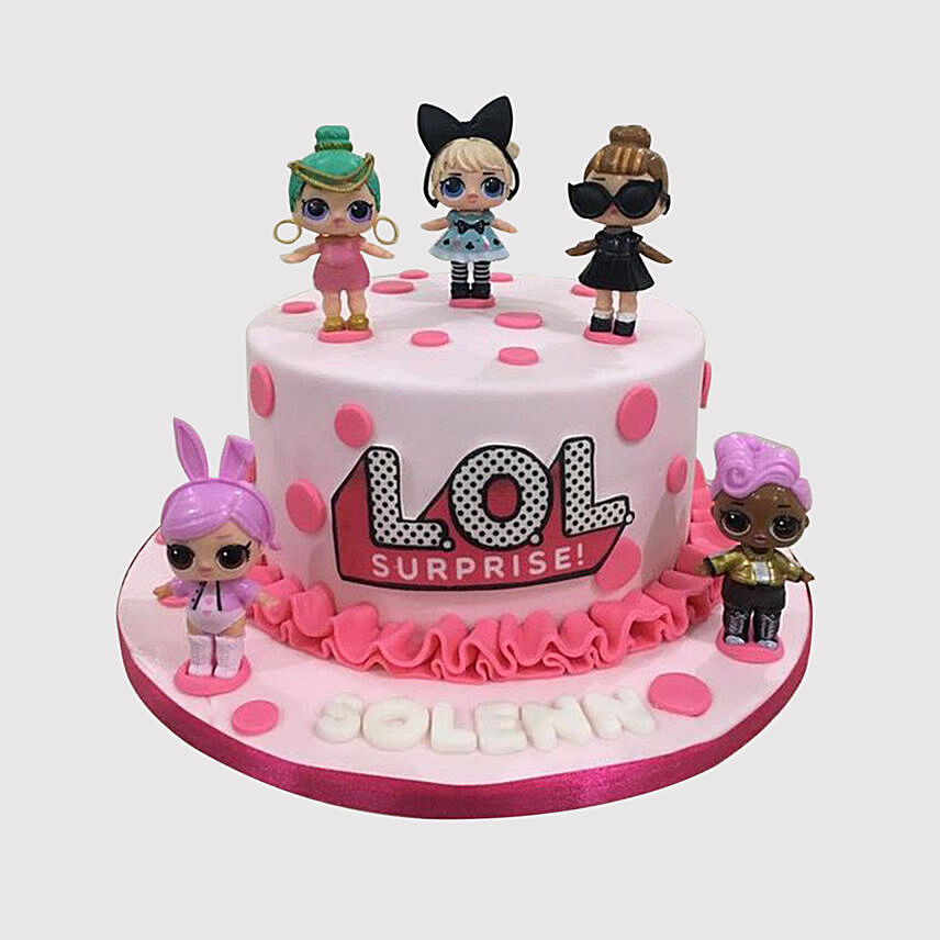 Lol Dolls Red Velvet Cake