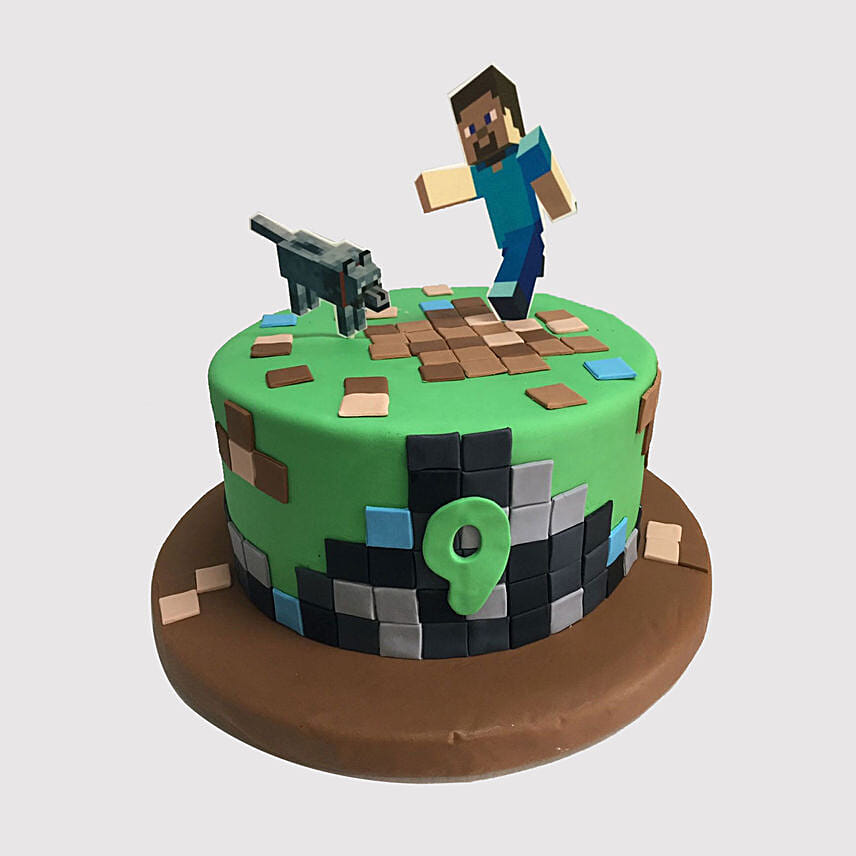 Minecraft Red Velvet Cake