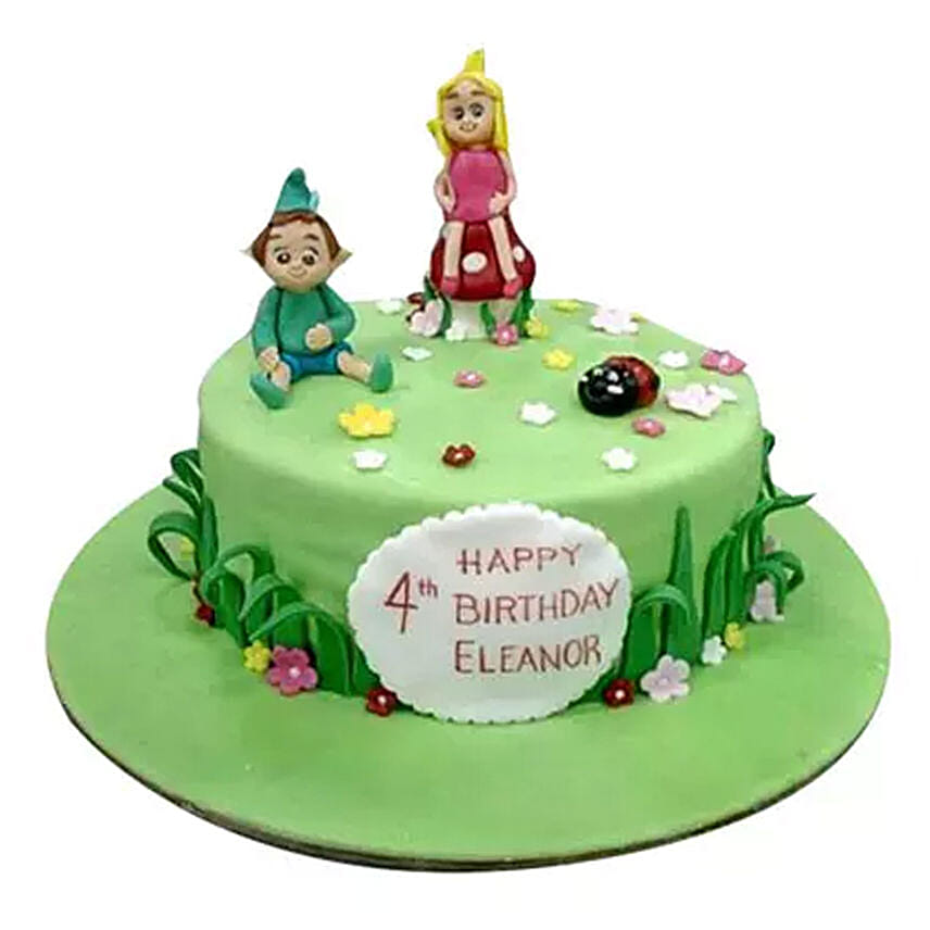 Cartoon Kids Cake Marble