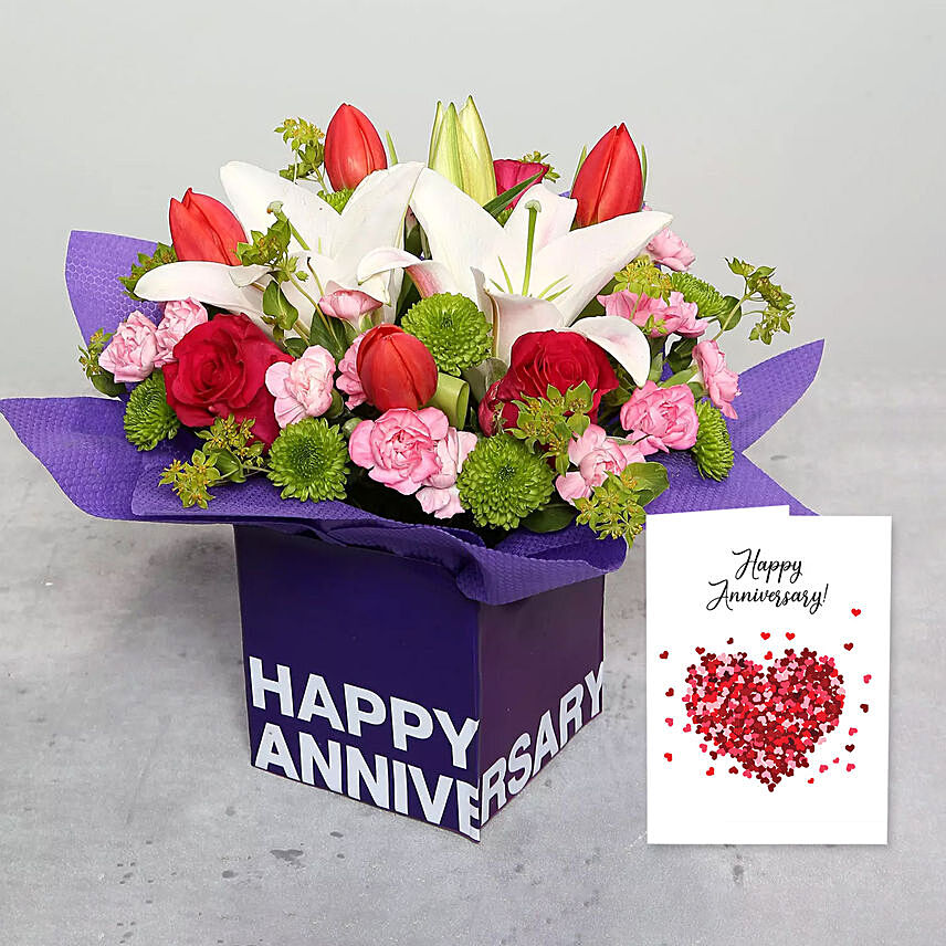 Happy Anniversary Flowers, Greetings Cards Delivered