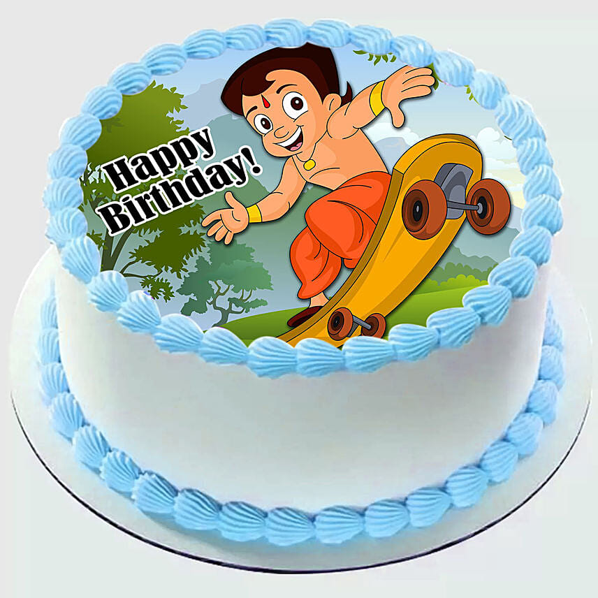 Chota Bheem Fondant Cake 1 Kg