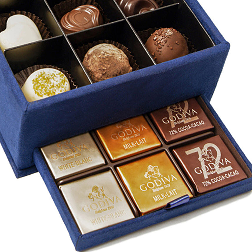 Online Godiva Royal Gift Box Mini Navy Blue Gift Delivery in UAE - FNP