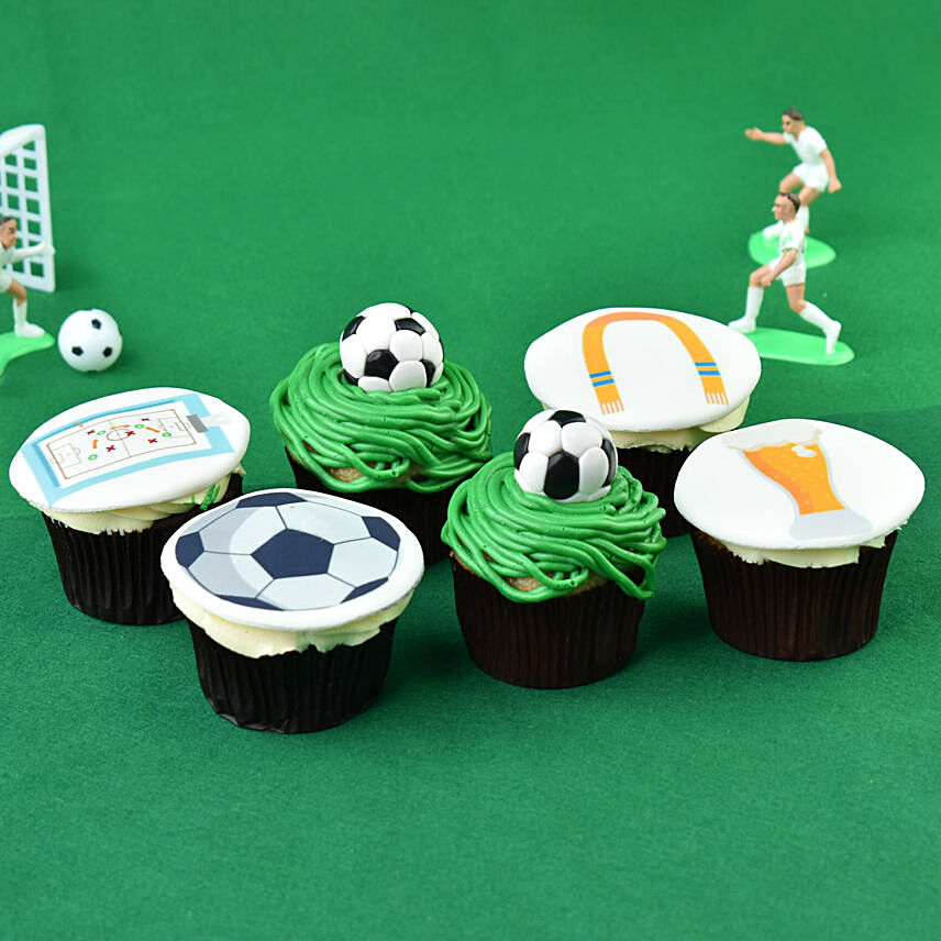 Football Theme Cupcakes