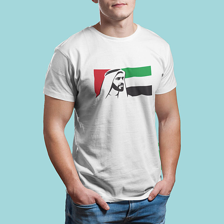 UAE White T Shirt S