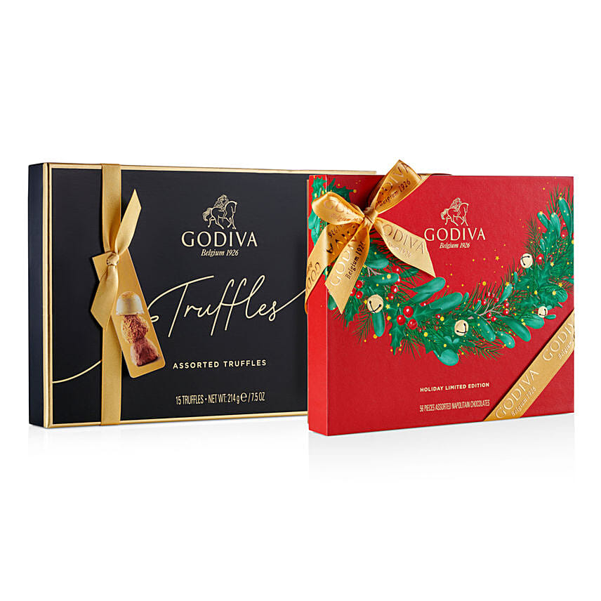 Holiday Gift Set of 2 By Godiva