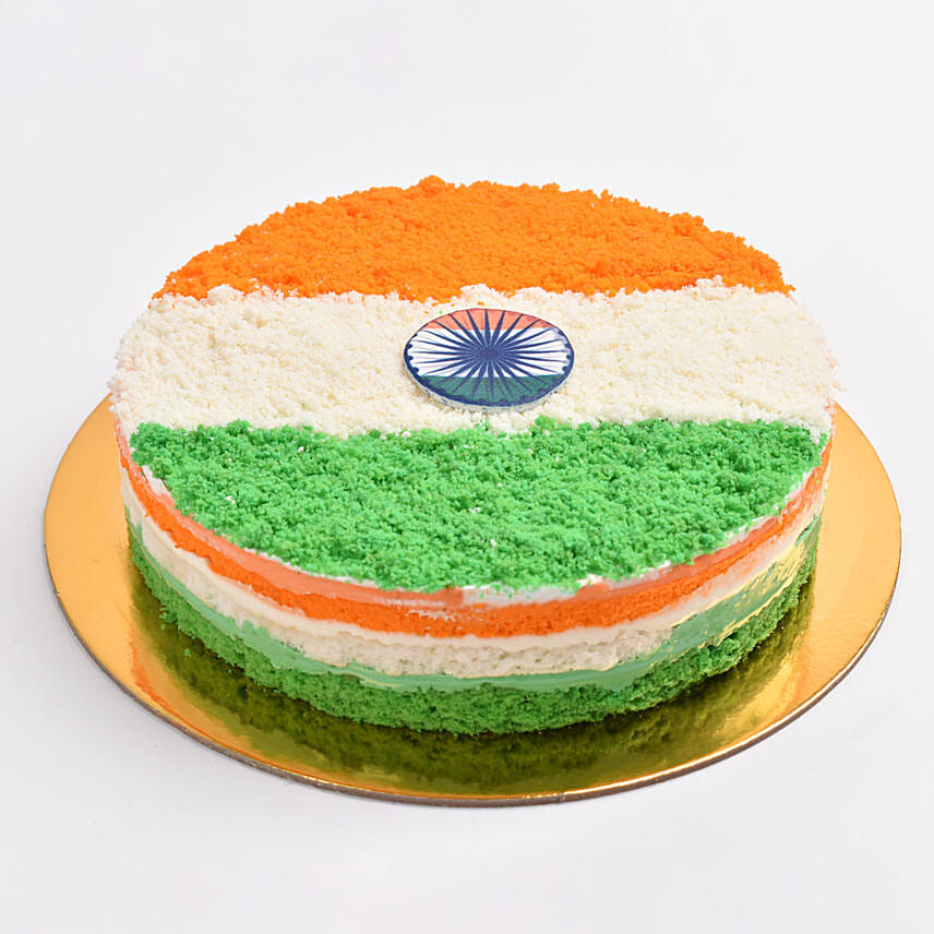 Indian Flag Cake 8 Portions