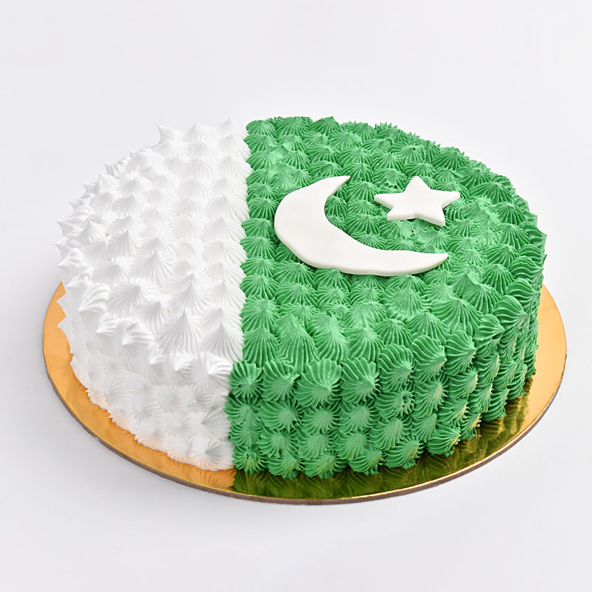 Pakistani Flag Cake 8 Portions