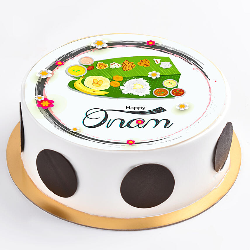 Onam Sadya Chocolate Cake 4 Portion