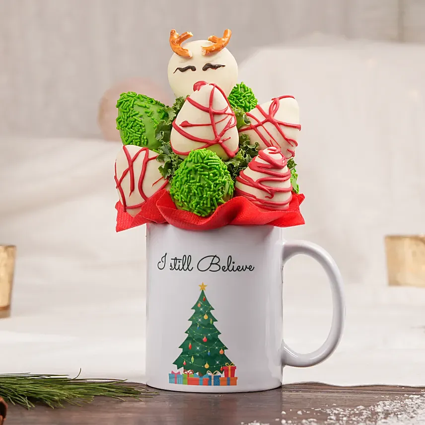 Christmas Strwaberries Mug