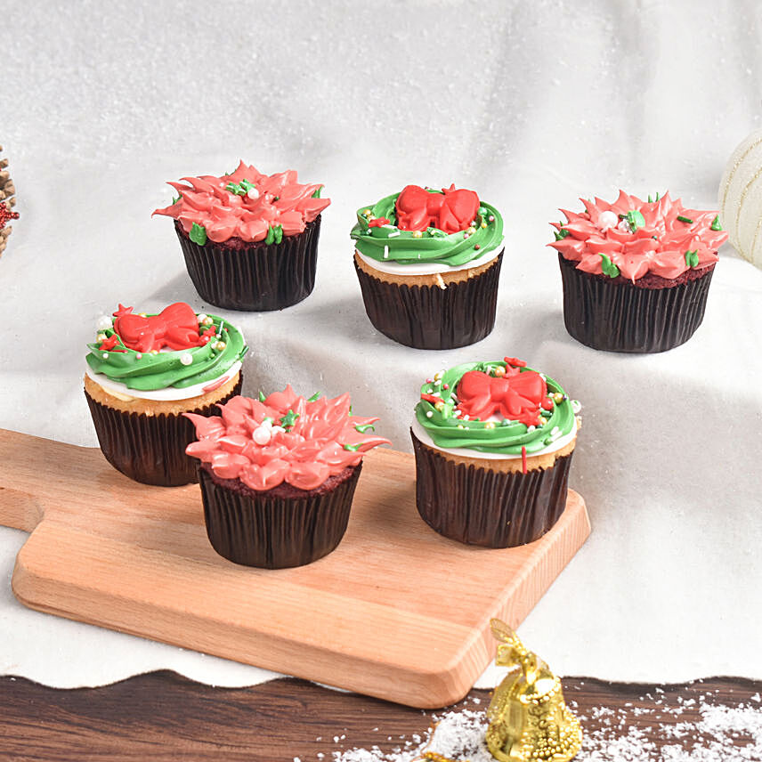 Christmas Surprise Cupcakes