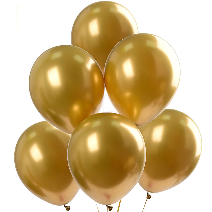 Golden Balloon 6pcs