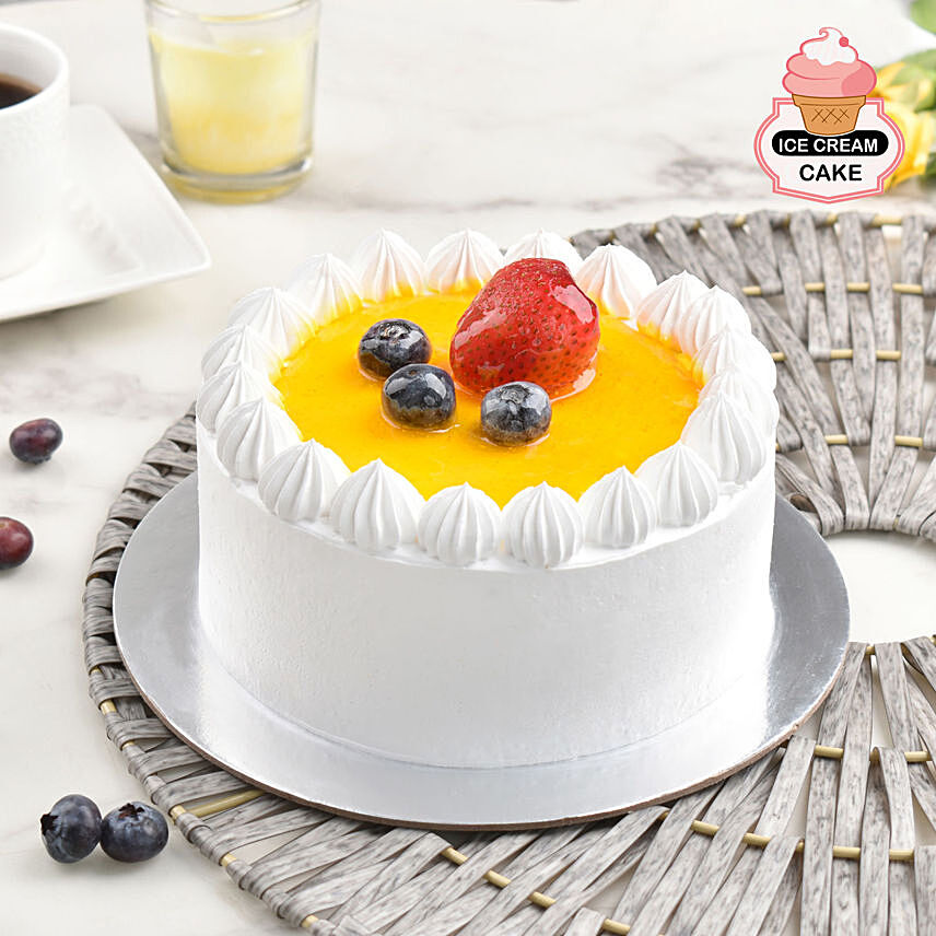 Mango Ice Cream Cake 6 Portion