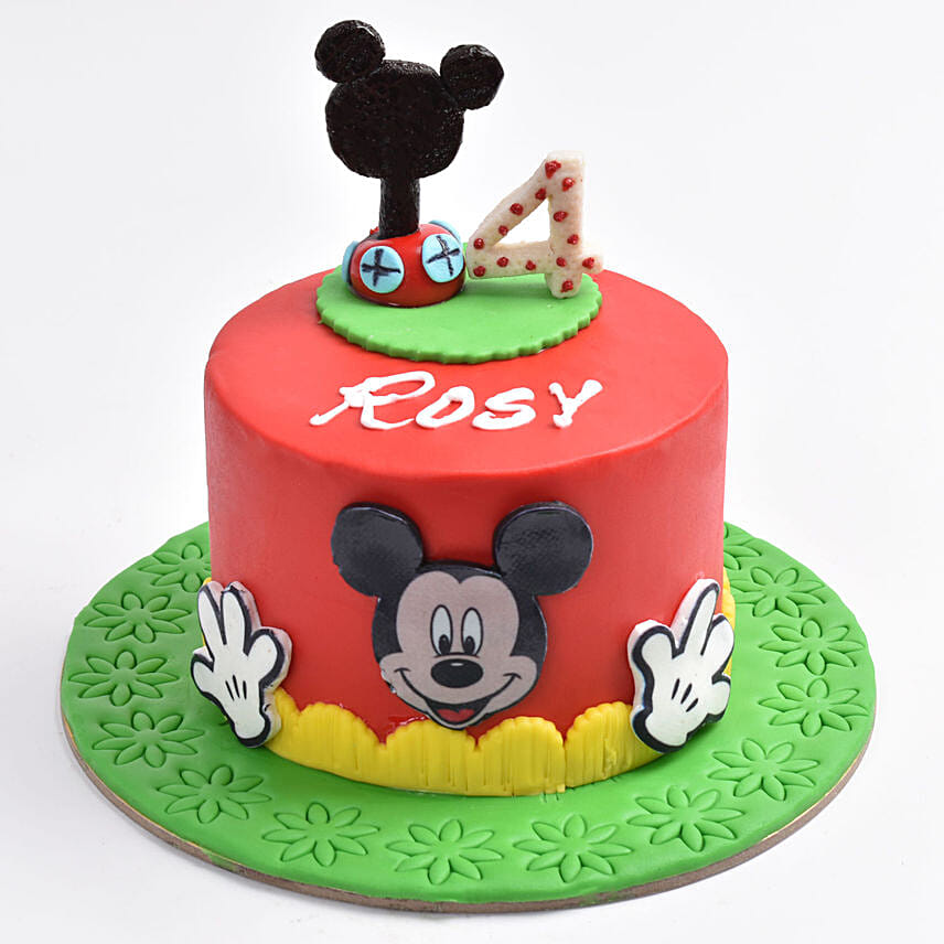 Mickeys Magic Kingdom Vanilla Cake