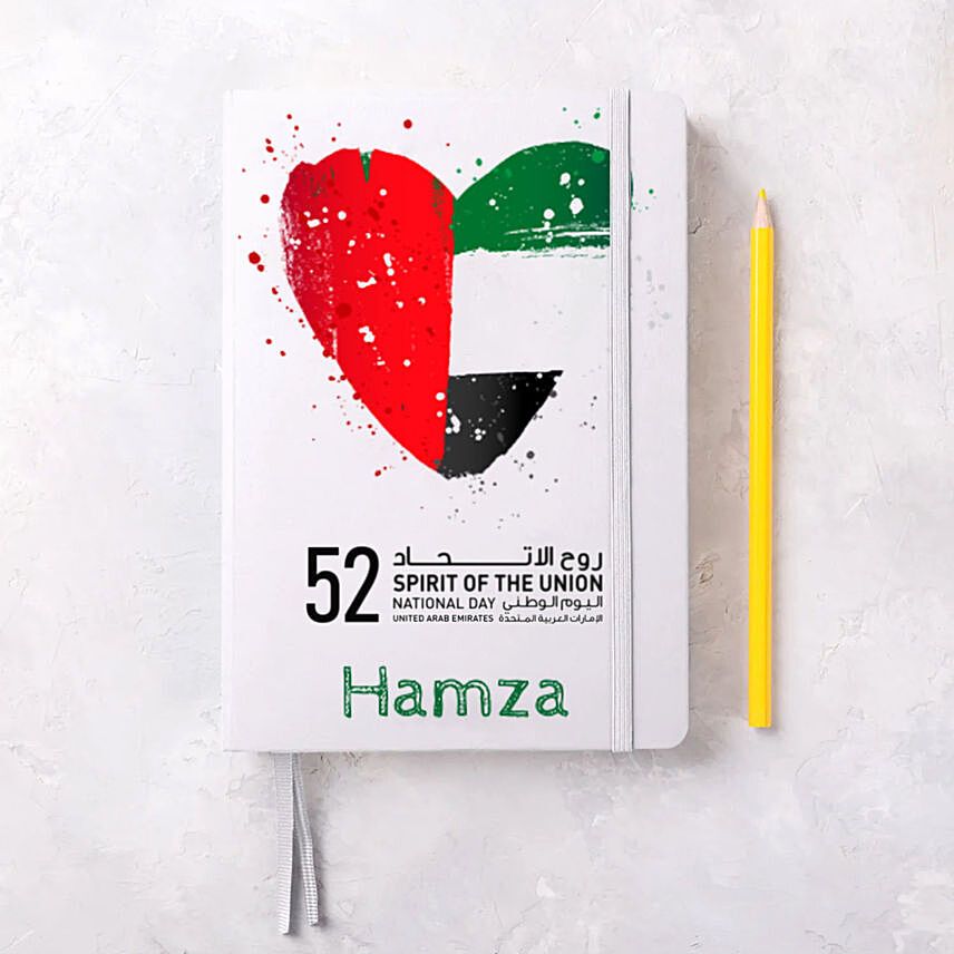 National Day Personalised Noted Book