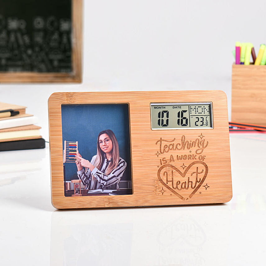 Personalised Digital Clock For Teacher