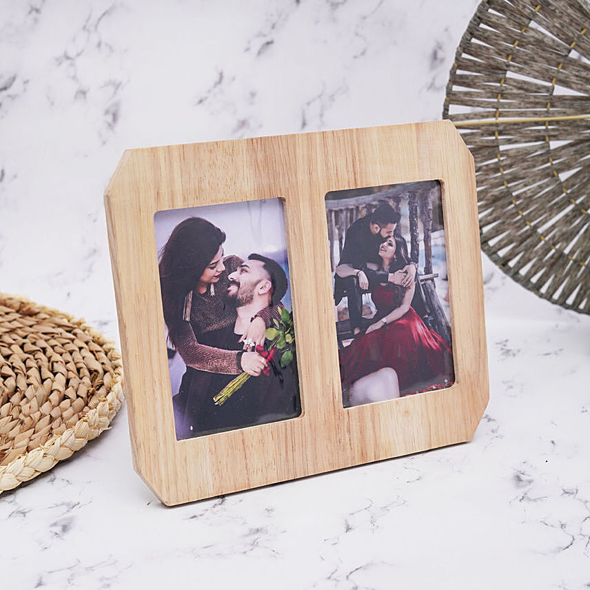 Online 2 In 1 Personalized Wooden Frame Gift Delivery in UAE - FNP