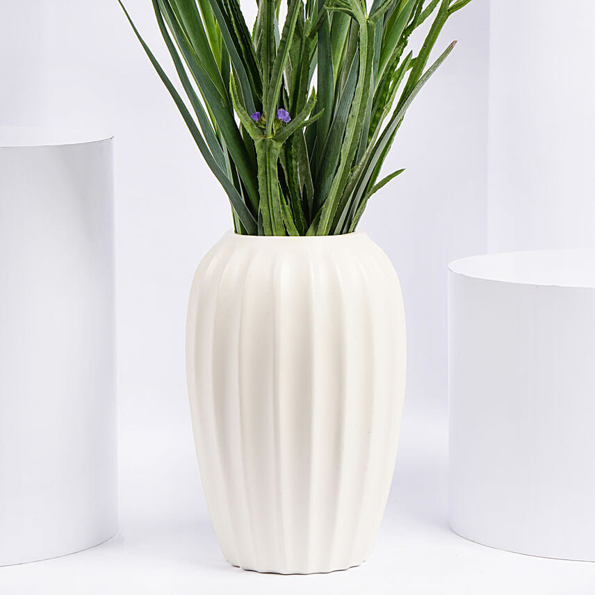 Online IRIS Flowers Arrangement in Premium Vase Gift Delivery in UAE - FNP