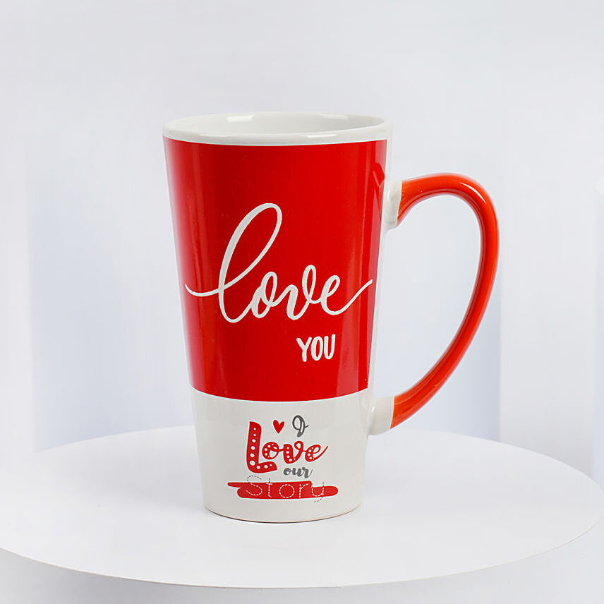 Love Theme Large Conical Mug