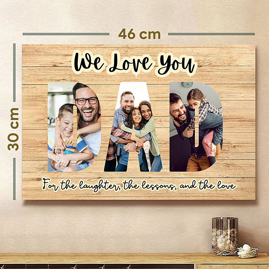 Canavas Photo Frame For Dad