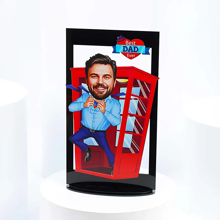 Dad Caricature Frame