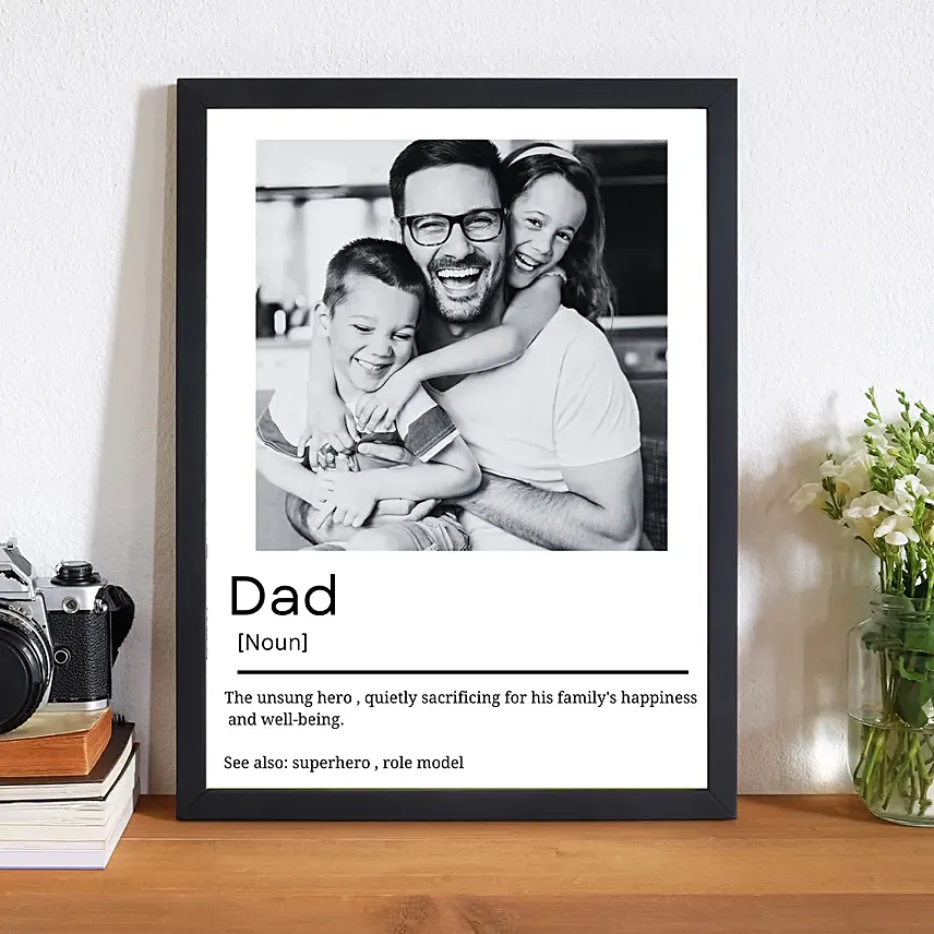 Affection For Dad Photo Frame