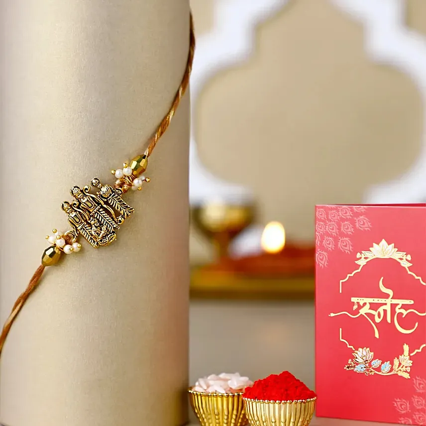 Ethereal Embrace Ram Darbar Rakhi