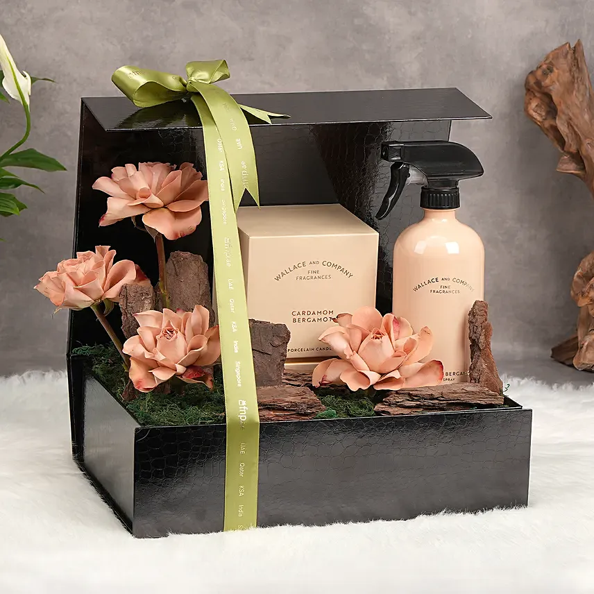 Wallace & Co candle & Room spray gift box