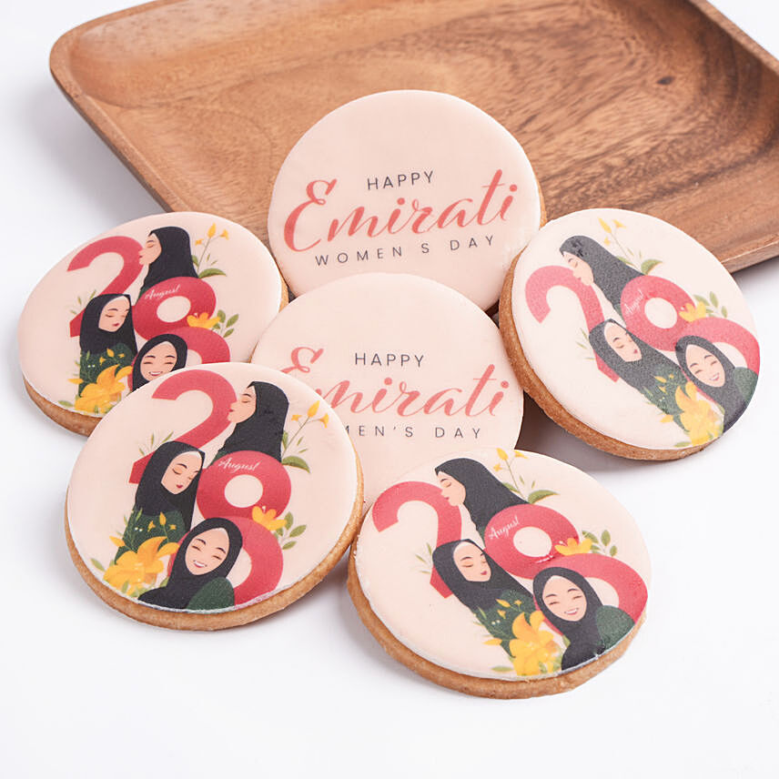 Emirati Womens Day Cookies 6 Pcs