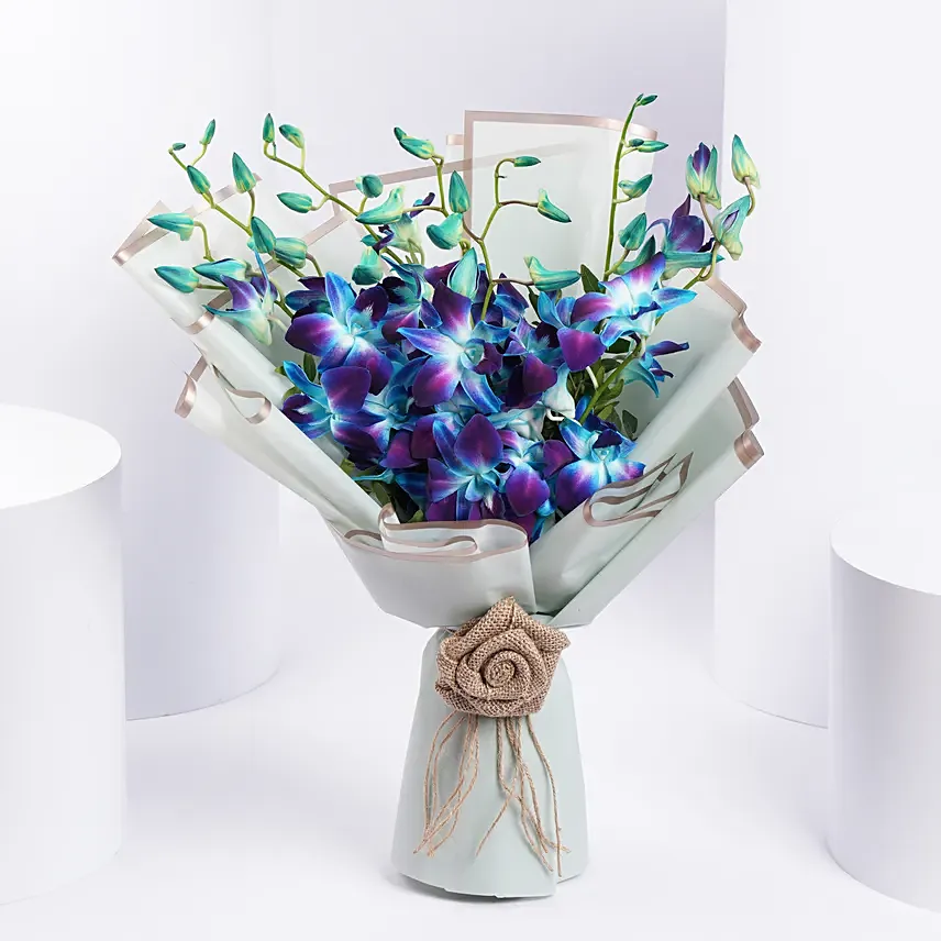 Blue Orchids Bouquet