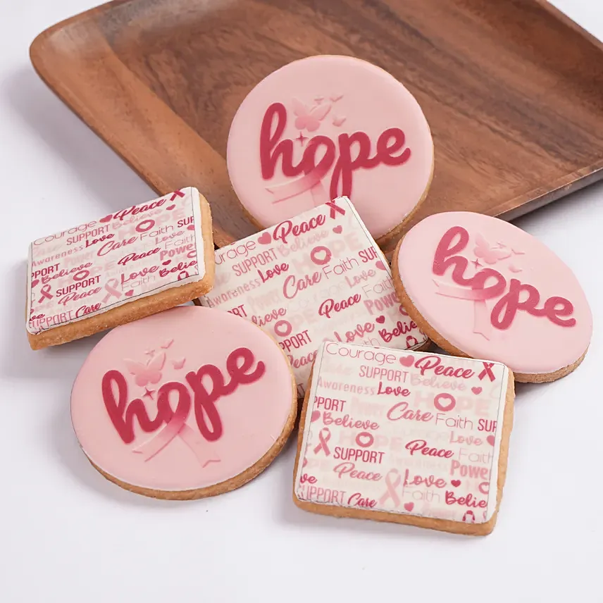 Pink Hope Cookies