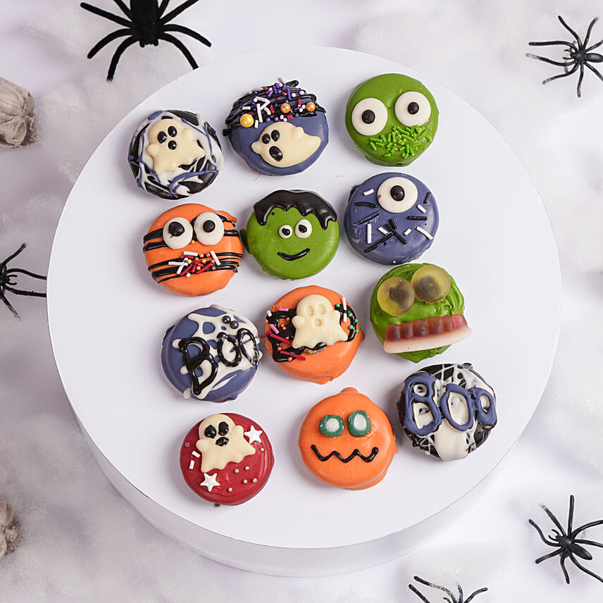 Ghostly Oreo Cookies