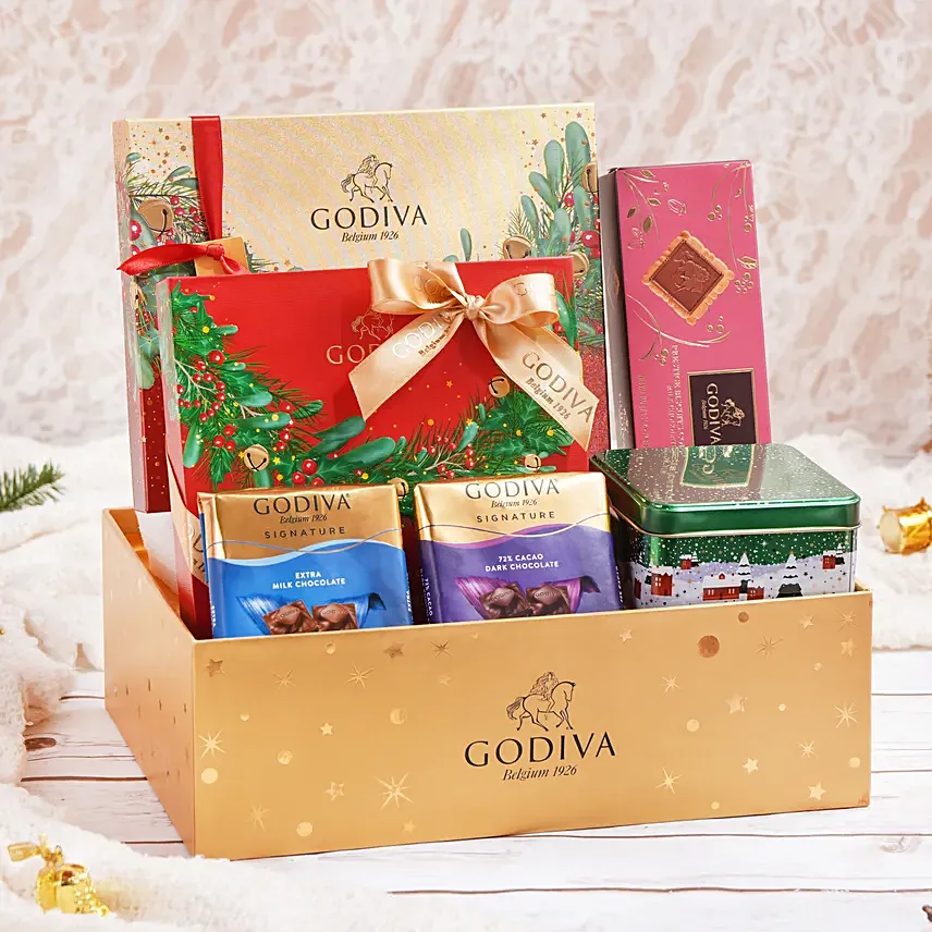 Godiva Holiday Sparkle Hamper Small