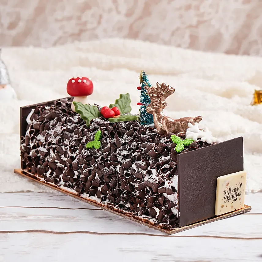 Santas Sweet Log Cake 8 Portion