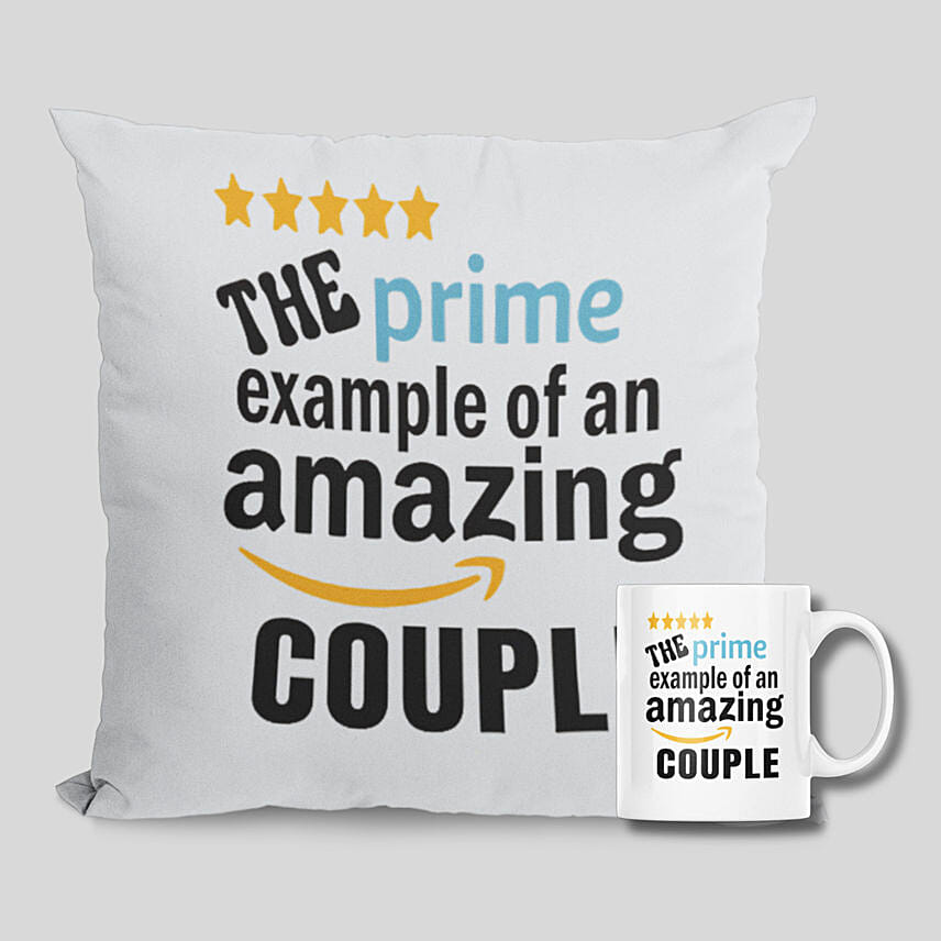 Prime Example Of Couples Mug And Cushion