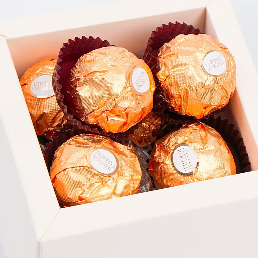 6 Pcs Ferrero Rocher Box