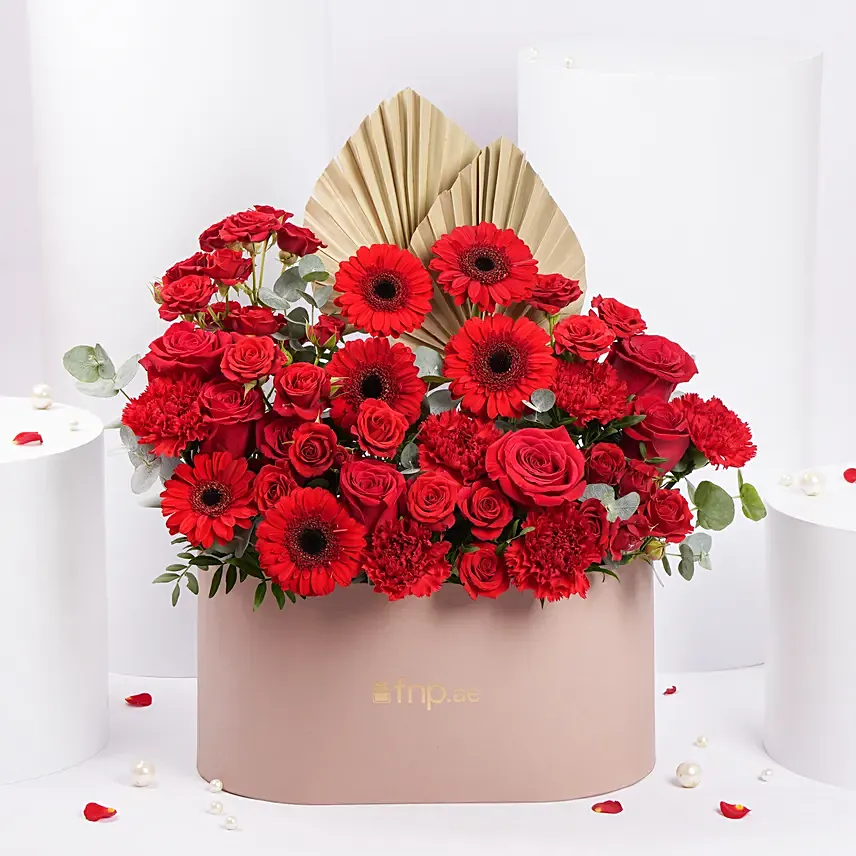 Timeless Blooms Valentines Flower Arrangement