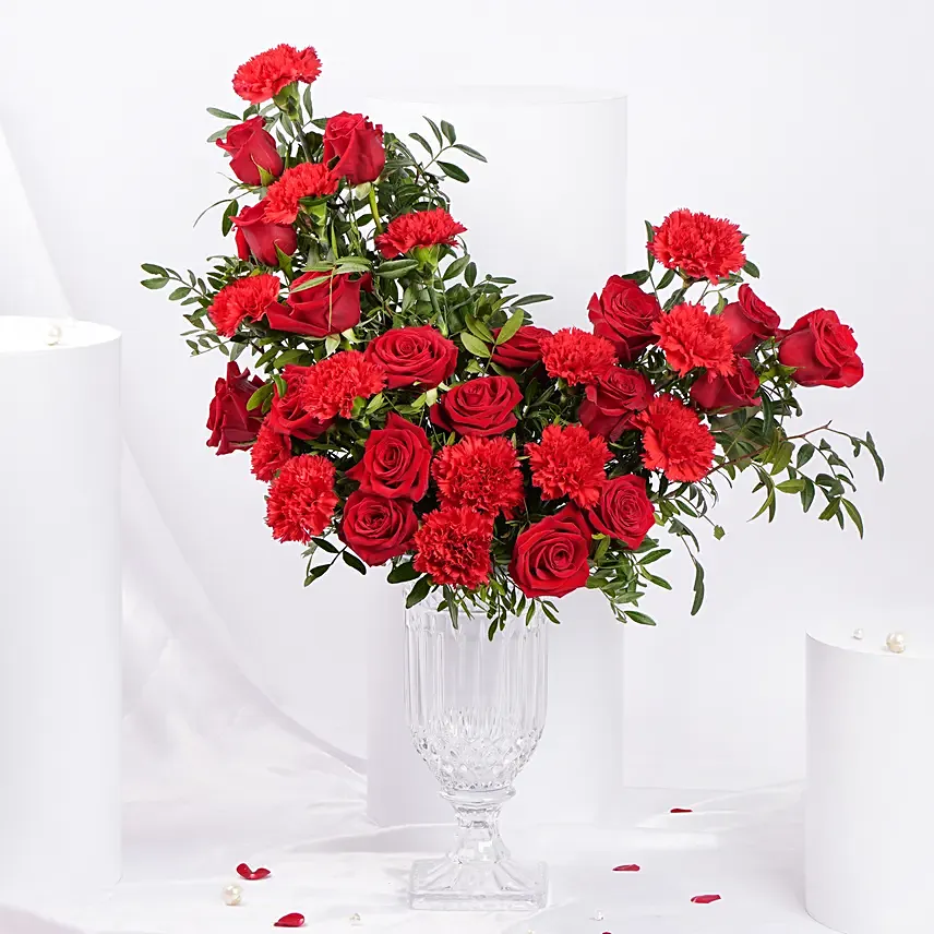 Valentine Forever Yours Flower Arrangement