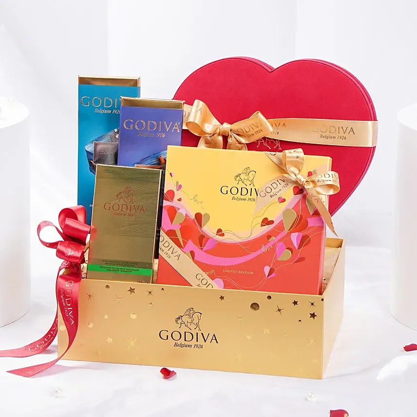 Godiva Love Valentine Hamper