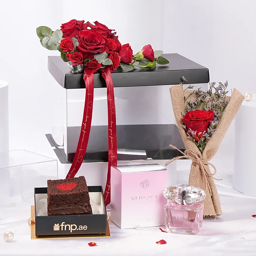 Forever Rose N Cake Harmony Box