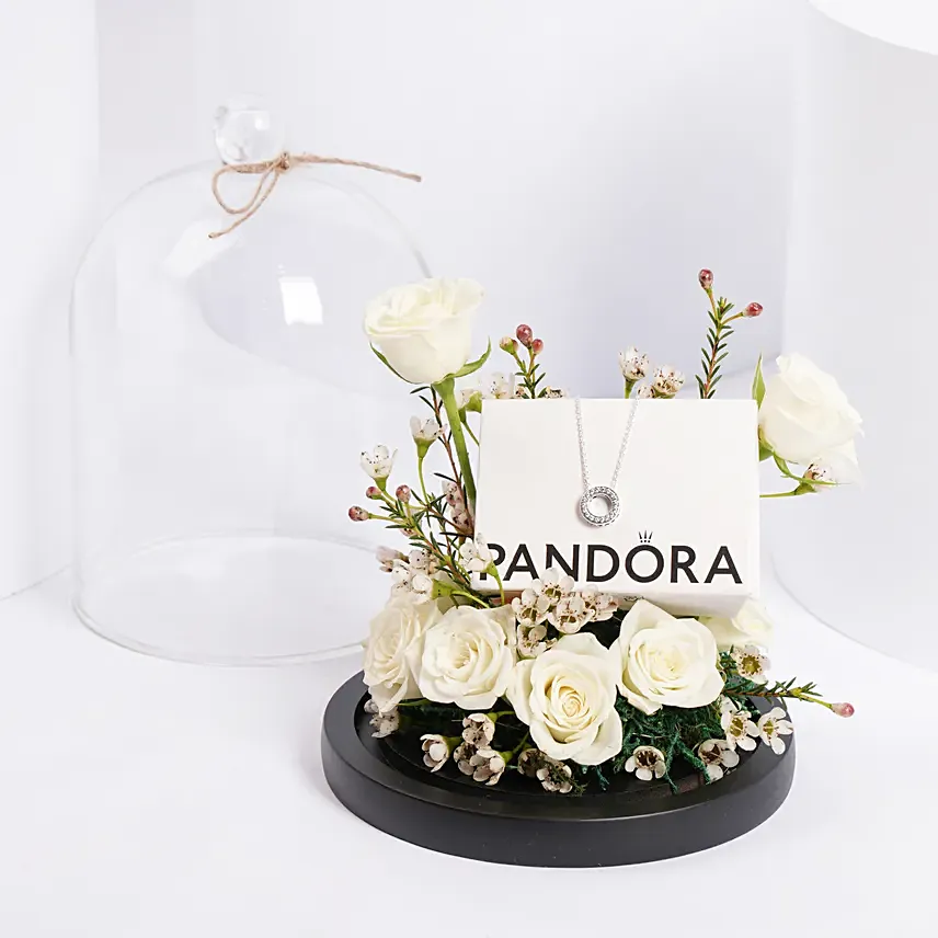 Pandora Signature Silver Necklace for Her