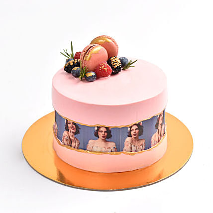 Send Beautiful cake with happy anniversary topper Online | Free Delivery |  Gift Jaipur