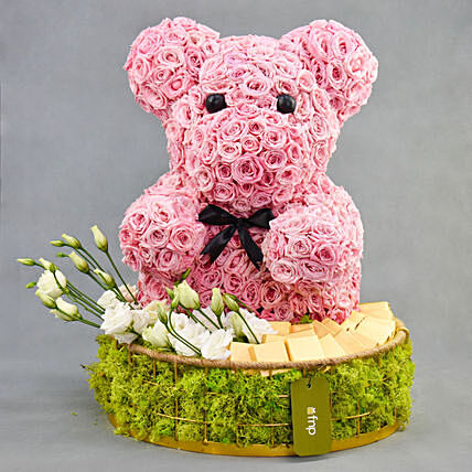 Handmade Very Adorable Rose Bear Foam Bear Roses discount Gift