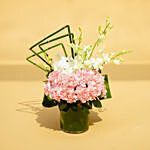 Exquisite Mixed Flowers Vase Arrangement