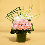 Exquisite Mixed Flowers Vase Arrangement