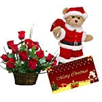 Roses With Santa