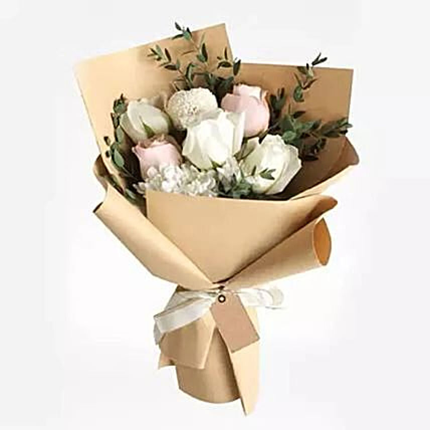 Sweet Roses Bouquet- 10 Stems