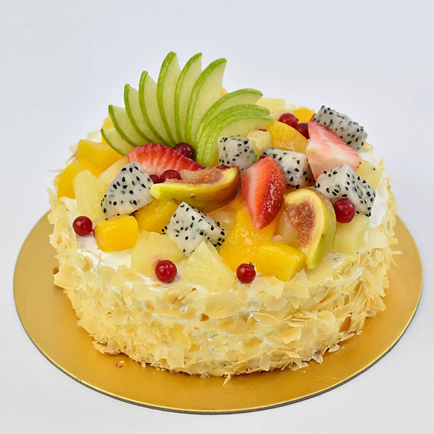 Fresh Fruit Cake Half Kg